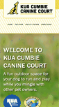 Mobile Screenshot of kuacumbiecaninecourt.com